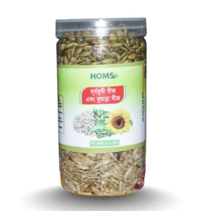 Untitled design (81) ( কাচা )সূর্যমূখী ও কুমড়ার বীজ মিক্সড-500 গ্রাম